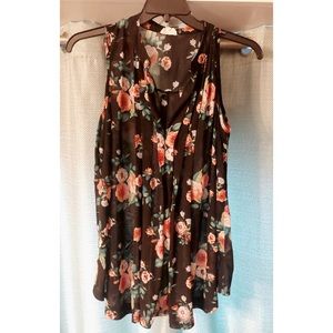 Floral Sleeveless Top